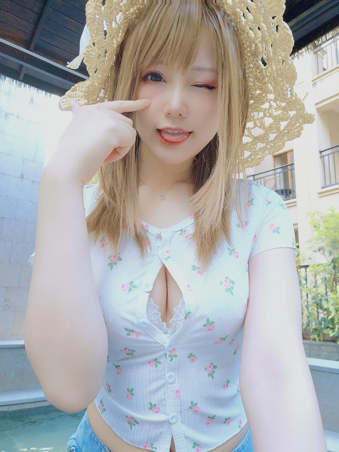 Nyako喵子 – NO.27 温泉蕾丝睡衣-自拍 [60P]插图1